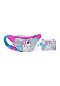 Resim Coral High Unicorn Baskılı Bel Çantası Seti - Kız Çocuk 