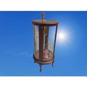 Resim Bengimobilya Gümüşlük Yuvarlak Model 120 Cm Parlak Ceviz Kayın Lükens Aslan Ay (482398501) 