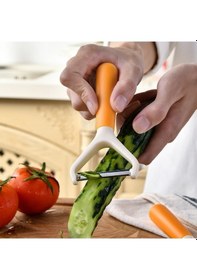 Resim Wondernest Y-şekilli Rendesi, Paslanmaz Çelik Bıçaklı Kavun Kesme Aleti Lichen İle 11 Nv Model 