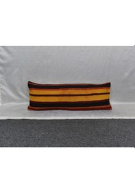 Resim Zehra Abla Halı Yeni El Dokuma Dekoratif Lumbar Kilim Kırlent Yastık Kılıfı 6213 