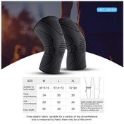 Resim Jokmae Xl Siyah-mavi Tekli Patella Koruyucu: Silikon Dairesi Ve Yaylı Destekli, Nemlendirici Ve Soluklu, Spor Aktivitesi İçin Diz Pad Mavi Diğer 