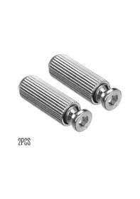 Resim Geeroyoo Elektro Gitar Tremoço Köprüsü Torkma Vida Seti - 8mm Çaplı Gümüş Renkli 2 Adet - Köprü Tamiri Ve Değişimi İçin 