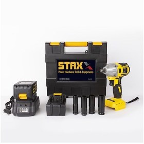 Resim Staxx Power 46v 5ah Çift Akülü 4 Ad Somun Sıkma Bijon Setli 