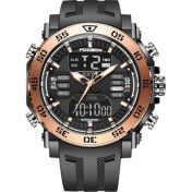 Resim Hanyang Altın Siyah Erkek Izle 2022 Lıge Moda 50 M Su Geçirmez Kol Saati Alarm Saatler Erkekler Spor Çift Ekran Izle Erkekler Için Dijital Askeri Saat (Yurt Dışından) 