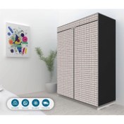 Resim Prado Ekose Çelik Profilli Portatif Bez Dolap 