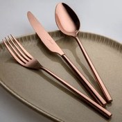 Resim Jumbo 1001 Titanyum Bronz 84 Parça 12 Kişilik Çatal Kaşık Bıçak Seti 