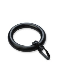 Resim Rustik Perde Halkası Ve Klips Siyah - 20 Adet 