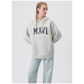 Resim Mavi Kadın Sweatshirt (M1600361-34322) 