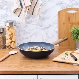 Resim Aryıldız Eco Seramik Wok Tava 28 cm 