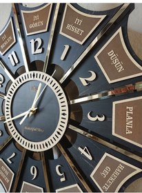 Resim Duvar Saati 50Cm Goodtıme Çok Renkli 