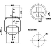 Resim E.6290-c03 Pistonlu Körük Stralis Arka Sol 