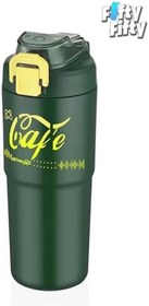 Resim Vagonlife 2'li Çelik Termos-Kahve Bardağı Seti 750ML Çift Kullanım Termos//450ML Mug Kahve Bardağı 