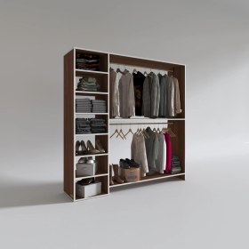 Resim Kenz Life Abdurrahman Giysi Dolabı Modern Tasarım Suntalam Malzeme 180 cm Yükseklik 