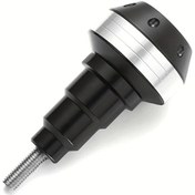 Resim Chuangyinshop Universal Motorcycle 8mm 10mm Frame Slider Crash Protector Silvery Bobber Touring Dirt Bike 