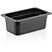 Resim GastroPlast Gn1/4-100 Mm Polikarbon Gastronom Küvet, Siyah 