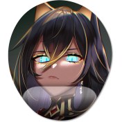 Resim Pixxa Dehya - Genshin Impact Bilek Destekli Mousepad Model - 2 Oval 