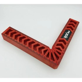 Resim Rox Wood Plastik Gönye Dayanıklı ABS Malzeme ile 20 cm Uzunlukta Profesyonel Kullanım İçin 