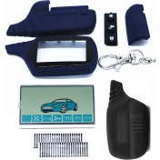 Resim Wenchang Shop C Kılıf ve Lcdc Kapağı A91 LCD Ekran + LCD Anahtarlık Gövde Kılıfı Rus Starline A91 LCD Uzaktan Kumanda Iki Yönlü Araba Alarm Sistemi Silikon Kılıf (Yurt Dışından) 