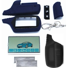 Resim Wenchang Shop C Kılıf ve Lcdc Kapağı A91 LCD Ekran + LCD Anahtarlık Gövde Kılıfı Rus Starline A91 LCD Uzaktan Kumanda Iki Yönlü Araba Alarm Sistemi Silikon Kılıf (Yurt Dışından) 