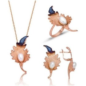 Resim Gümüş Zambak Çiçeği Kadın Set (551168005) 