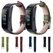 Resim Sones Huawei B5 Bambu Deri Watch Band 