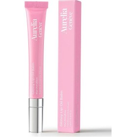 Resim Glossy Lip Oil Balm - Nemlendirici Etkili Renkli Lip Balm - Marshmallow - Soft Pembe - 12 Ml 
