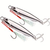 Resim 1 Adet Kaşık Metal Jigler Gümüş Renkli Balık Avlama Cazibeleri Kancalarla 7g/0.24oz 10g/0.35oz 15g/0.52oz 20g/0.7oz 30g/1.05oz 40g/1.41oz Elektro Kaplama Balık Avlama Cazibeleri Makaralı Levrek 