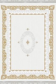 Resim Klasik Westa Kaymaz Tabanlı Yıkanabilir Antibakteriyel Dijital Baskı Klasik Halı Kilim, KS-3055D-WST-120X350 
