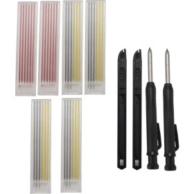 Resim Guangdong Spirit Ncanruı 2 Parça Marangoz Kalemi, 36 Yedek ve 2 Yardımcı Inşaat Mekanik Ağaç Işleme Kalemi (Yurt Dışından) 