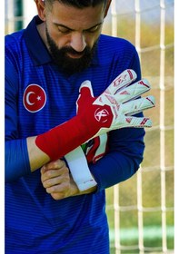 Resim Kx-nexus Profesyonel Kaleci Eldiveni Kırmızı 