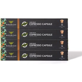 Resim BARABICAS Coffee - Rwanda Espresso Capsules - Dark Roast - 40lı Paket 