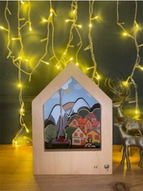 Resim Woody Light Woodykids Story Çocuk Masa Lambası 4805-2 Park 