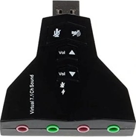 Resim Dora Shopping 4931 7.1 7 Kanal Mikrofon Destekli Çift Girişli Çevirici Harici USB Ses Kartı 