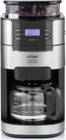 Resim Arzum AR3092 Brewtime Fresh Grind Çekirdek Kahve Öğütücülü Filtre Kahve Makinesi - Siyah 