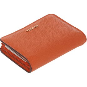 Resim Turuncu Deri Kadın Cüzdan - S1CB00005812-J35 