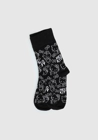 Resim Hello Kitty Siyah Hello Kitty Siyah Soket Çorap 27-30 