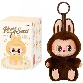Resim Anime Figürü Labubu Kör Kutu Koltuk Var Serisi Vinil Kolye Modeli Oyuncak Sevim 2st Generation-hide Altın 