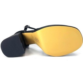 Resim Beety 725 24ka Kadın Abiye Ayakkabı - Siyah Saten-siyah Saten Siyah 