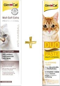 Resim Gimcat Malt Soft Extra 100 G + Peynirli Multivitamin 50 G 
