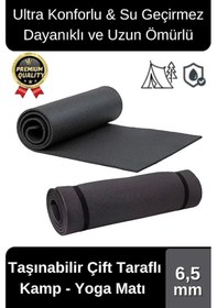 Resim Ultra Konfor Taşıma Askılı Kalın Kaymaz Meditasyon Pilates Minderi Yoga Matı 6,5mm Diğer Çok Renkli 