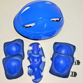 Resim Top Rock Store Kask Dizlik Dirseklik Eldiven Koruyucu Çocuk Set Mavi 