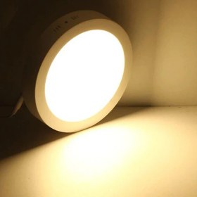 Resim Cata 30 Watt Panel LED Armatür Sıva Üstü Yuvarlak Ct 5273 Günışığı Sarı Işık 3200K Alüminyum Kasa 