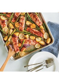 Resim Nordicware Büyük Fırın Tepsisi 53 X 38 Cm - Paslanmaz Çelik 