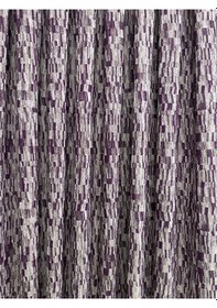 Resim Mürdüm Detaylı Gül Kurusu Zemin Fon Perde 1/3 Sık Pile Mürdüm 