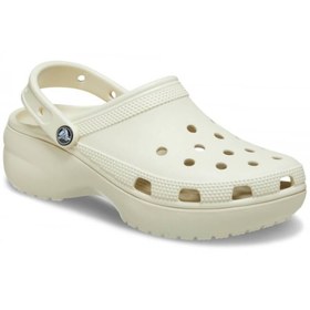 Resim Crocs Classic Platform Clog W Terlik - Kemik 