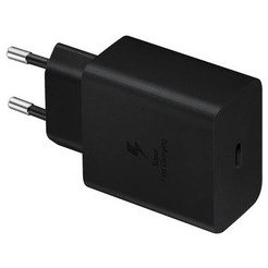 Resim Samsung Uyumlu 45w Type-c Süper Hızlı Şarj Cihazı Siyah Kablosuz 