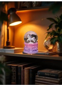 Resim Atlı Karınca Kar Küresi 7cm 4,5 Cm Işıklı Model 001 