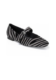 Resim Zebra Babet Kadın 91e4 Frau Velvettecfloc Çok Renkli 