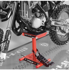 Resim Torque-MX Motosiklet Kaldırma Sehpası HS4 Kırmızı 