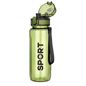 Resim HerEveOyuncak Lüks Polikarbon Matara Suluk - Sızdırmazz Kapak 700 ML - Yeşil (5W) 